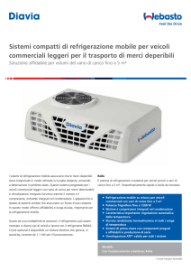 Sistemi compatti di refrigerazione mobile per veicoli commerciali