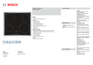 Bosch PKE645F17C Fornello elettrico Predecessore: Successore