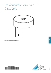 Trasformatore toroidale 230/24V - Center