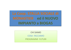 La Coop. STALLA SOCIALE di MONASTIER ed il NUOVO