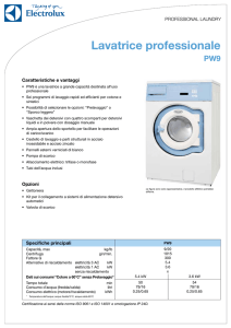 Lavatrice linea compatta 9 Kg