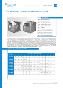 CVD Ventilatori cassonati direttamente accopiati - Tecno