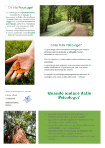 Quando andare dallo Psicologo?
