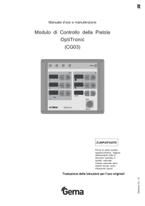 Modulo di Controllo della Pistola OptiTronic (CG03)