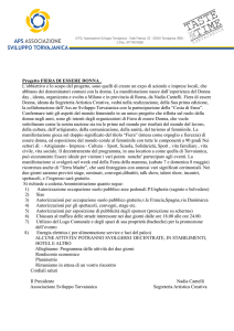 Progetto FIERA DI ESSERE DONNA . L`obbiettivo e lo scopo del