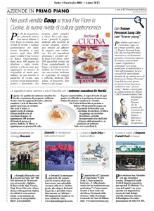Nei punti vendita Coop si trova Fior Fiore in Cucina, la nuova rivista