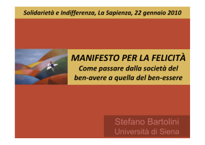 Manifesto per la felicità