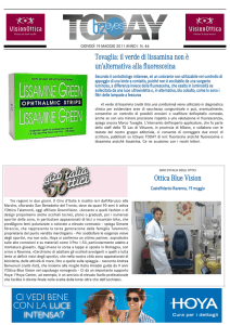 Tovaglia: il verde di lissamina non è un`alternativa