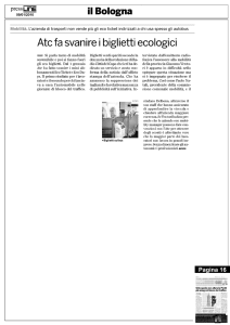 Atc fa svanire i biglietti ecologici