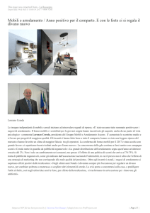 Mobili e arredamento / Anno positivo per il comparto