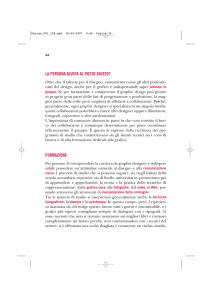 LA PERSONA GIUSTA AL POSTO GIUSTO? FORMAZIONE