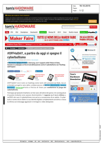 TOMSHW.IT #OFF4aDAY, a partire da oggi si spegne il cyberbullismo