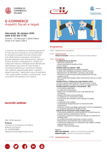 E-COMMERCE Aspetti fiscali e legali