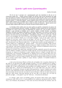 Quando i gatti erano Quarantaquattro