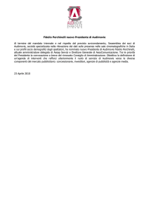 Fidelio Perchinelli nuovo Presidente di Audimovie Al termine del