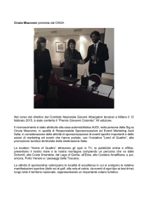 Premio 2015 a Cinzia Mauroner