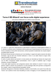 Torna il BE-Wizard! con focus sulla digital experience
