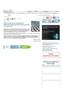 RÖDL E CBA NELLA CESSIONE DI PROGETTI