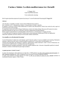 Cucina e Salute - Mapy Formazione