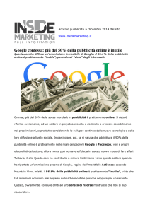 Google confessa: più del 50% della pubblicità online è inutile