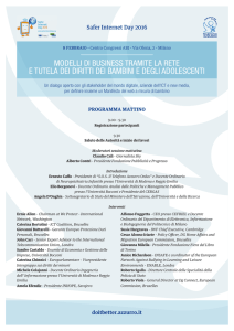 Scarica qui il documento con i temi, il programma
