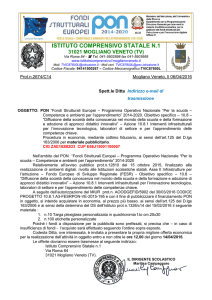 pon 2 - 12 bando pubblicità-lettera invito