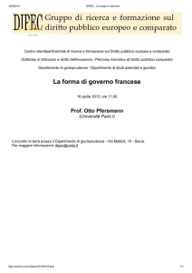 La forma di governo francese