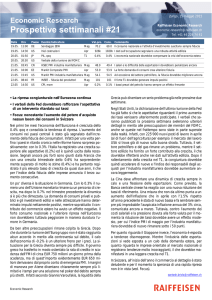 21 Prospettive settimanali 21