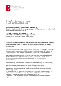 Brusselles – Parlamento europeo