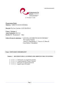 programma classe 2° sezione A