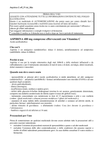 ASPIRINA 400 mg compresse effervescenti con Vitamina C