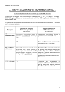 1 FARMACOVIGILANZA MAGNESIA SAN PELLEGRINO 45