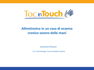 Alitretinoina in un caso di eczema cronico severo delle mani