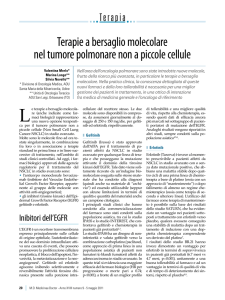 Terapie a bersaglio molecolare nel tumore