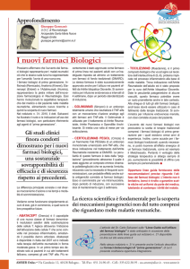 I nuovi farmaci Biologici - AMRER Associazione Malati Reumatici