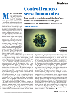 Contro il cancro serve buona mira