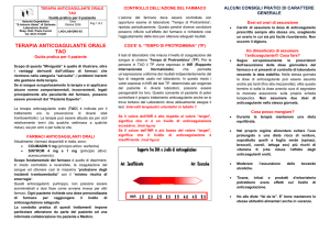 TERAPIA ANTICOAGULANTE ORALE TAO