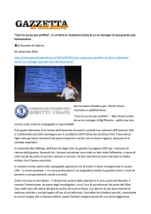Così ho ucciso per profitto - ISF NEWS notizie dal mondo dell