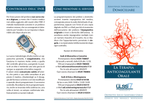La terapia anticoagulante orale Opuscolo ADI