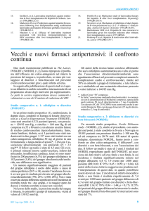 Vecchi e nuovi farmaci antipertensivi: il confronto continua