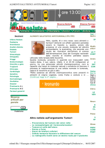 Sezioni Ricerca articoli per parole Altre notizie sull`argomento
