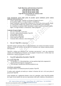 informazioni per il paziente Tript-OH 50 mg capsule rigide Tript