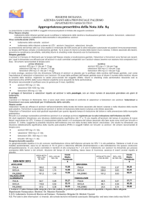 Appropriatezza prescrittiva della Nota Aifa 84