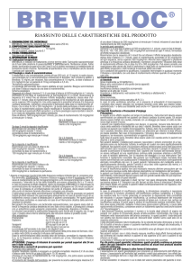 RIASSUNTO DELLE CARATTERISTICHE DEL PRODOTTO