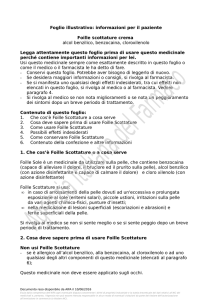 Foglio illustrativo: informazioni per il paziente Foille Scottature