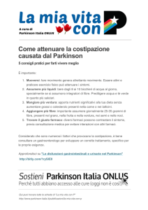 Come attenuare la costipazione causata dal Parkinson