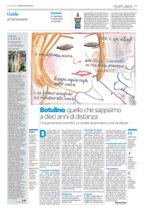 Botulino quello che sappiamo 10 anni dopo