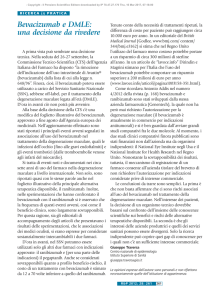 Bevacizumab e DMLE: una decisione da rivedere