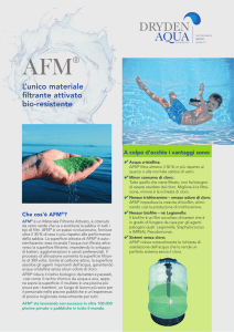 AFM-vetro riciclato