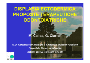 DISPLASIA ECTODERMICA PROPOSTE TERAPEUTICHE